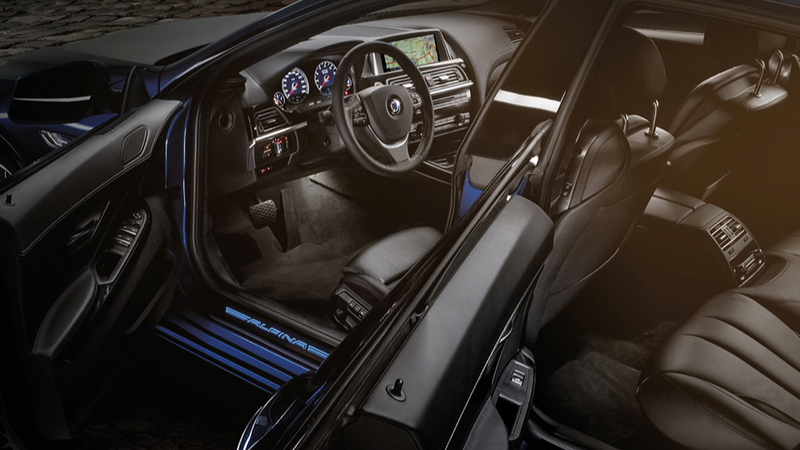 Illustration for article titled 2015 BMW Alpina B6 xDrive Gran Coupe Is A 198 MPH Blue Monster